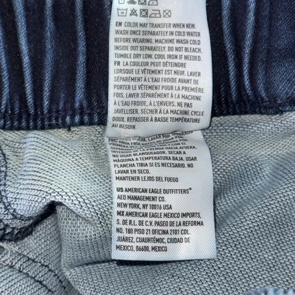American Eagle Jeans Womens Size 000 Next Level Stretch Elastic Waist Cuff 22x27 - Picture 6 of 16